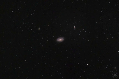 Bodes Galaxie M81 mit M82, Deutschland | 442x | 180mm APS-C | f2.8 | gesamt 34m20s | ISO4000
